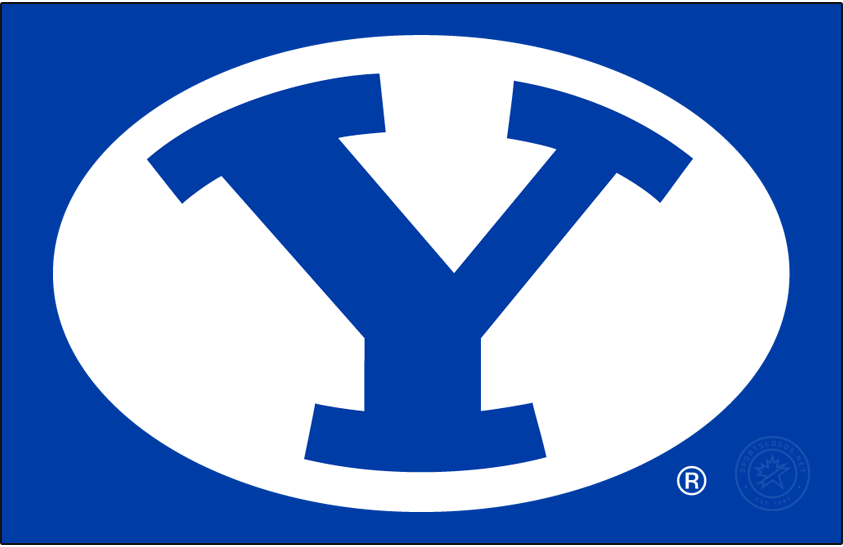 Brigham Young Cougars 2016-Pres Alt on Dark Logo v2 DIY iron on transfer (heat transfer)